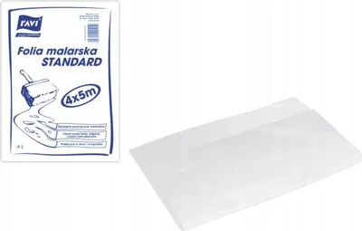 Zdjęcie produktu dla Folia malarska ochronna RAVI 4x5 m standard