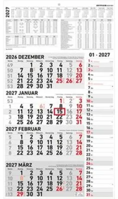 Obrázek produktu pro Čtyřměsíční kalendář kombinace 2027