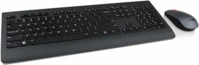 Produktbild von Lenovo 4X30H56804 - Volle Größe (100%) - Kabellos - RF Wireless - Schwarz - Maus enthalten