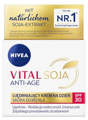 Produktbild von Nivea Vital Soja Anti-Aging Straffende Tagescreme mit Lichtschutzfaktor 30, 50 ml