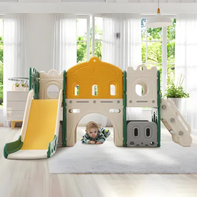 Produktbild von ProximaX Mein kleines Schloss - Slide: 6 - in - 1 Kinderrutsche mit Klettern, Bohrspiel & mehr