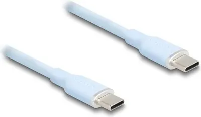 Produktbild von DeLOCK 81234, 1 m, USB C, USB C, USB 2.0, 0,48 Gbit/s, Blau