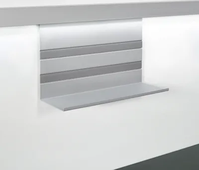 Immagine prodotto di Naber, Linero MosaiQ scaffale universale 2. con possibilità di montaggio per sistemi di ringhiere decorative