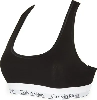 Immagine prodotto di Reggiseno brassiere bralette donna sport CK CALVIN KLEIN articolo F3785E BRALETTE, XS, Cotone 53%,Modal 35%,Spandex 12%