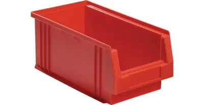 Produktbild von LA-KA-PE Sichtlagerkasten PLK 3a B150xT290xH125 mm rot