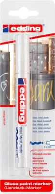 Produktbild von Edding e-750, Weiß, Weiß, Fettdruck, Rundspitze, 2 mm, 4 mm
