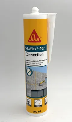 Obrázek produktu pro Sikaflex-402, vysoce výkonná těsnicí hmota pro spoje, 290 ml, univerzální bílá barva – trvalá přilnavost a flexibilita