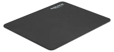 Produktbild von DeLOCK Mauspad schwarz 220 x 180 mm, Schwarz, Einfarbig, Anti-Rutsch-Basis