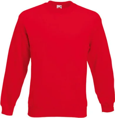 Produktbild von Fruit of the Loom - Classic Set-in Sweat - Red - M