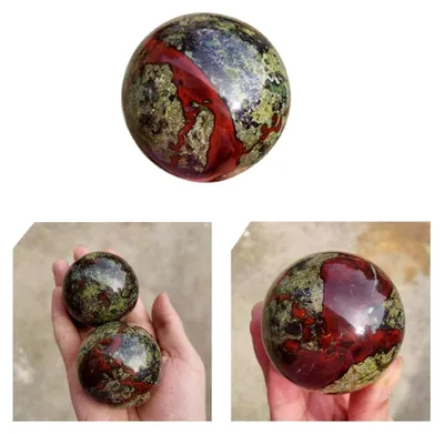 Produktbild von Natürliche Drachenblut-Stein Kristallkugel, ca. 5 cm