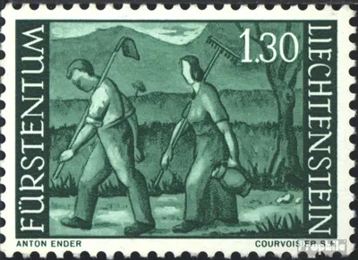 Produktbild von Briefmarken Liechtenstein 1964 Mi 438 (kompl.Ausg.) postfrisch Freimarke
