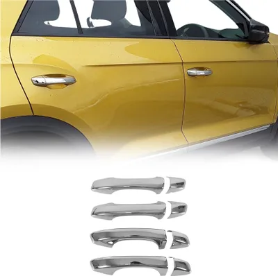 Image de Couverture Poignée de porte pour Skoda Kamiq 2019-2025 4 Portes Acier inox 8Pcs