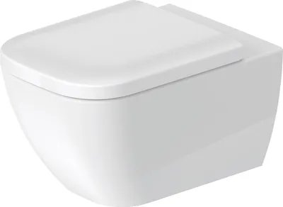 Immagine prodotto di WC suspendu Duravit Happy D.2, à fond creux, sans bord, 540mm, avec fixation non apparente, 2222090000, 2222090000