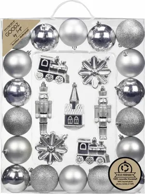 Produktbild von Kunststoff Formensortiment 25 Stk 7-12.5 cm Silber