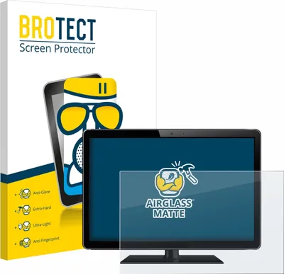 Produktbild von BROTECT Entspiegelungs Schutzglas für Industrie-Monitore mit 39.6 cm (15.6 Zoll) Displays 345 x 194 mm Schutzfolie Panzer Folie Glas Display Schutz matt