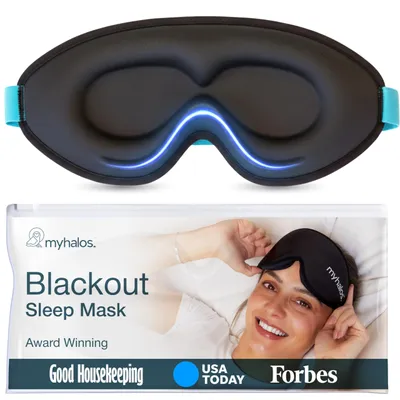 Image de Masque de sommeil noir pour un sommeil optimal