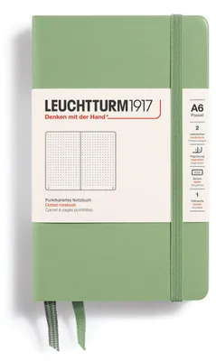 Produktbild von LEUCHTTURM1917 363944 Notizbuch Pocket (A6), Hardcover, 187 nummerierte Seiten,