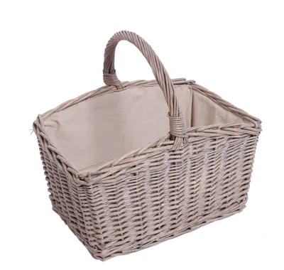Produktbild von WEIDENKORB GRAU B/H/T 46/43/33 cm