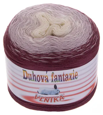 200g Strickgarn Duhová fantazie elegant