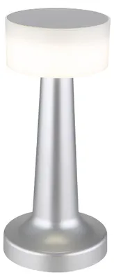 Produktbild von LED Tischleuchte, Touchdimmer, USB, nickel-matt, H 21,5 cm