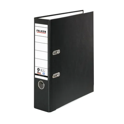 Image de Falken 11285558 Classeur Recycolor - A4, 8 cm, noir