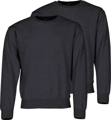 Produktbild von Classic Set-In Sweat ,Farbe: dunkelgrau meliert ,Größe: L