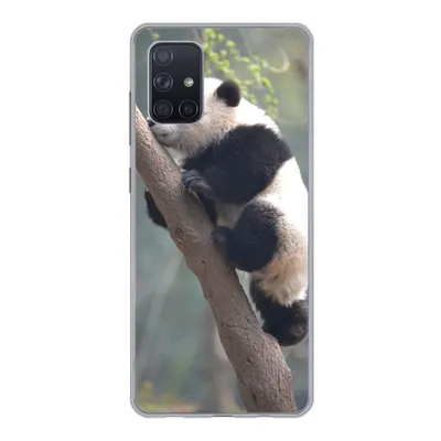 Produktbild von MuchoWow® Handyhülle Schutzhülle Hülle für Samsung Galaxy A51 Panda - Tier - Baum Silikon Softcase Handy Hülle - Schutzabdeckung