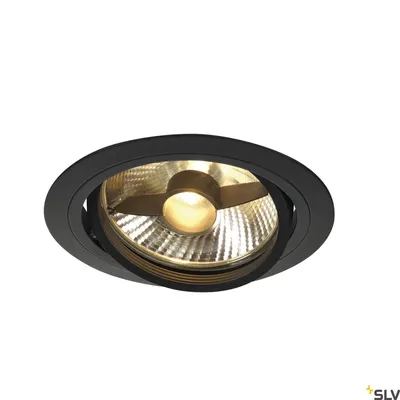 Image de New Tria 150 ES111 GU10 plafonnier encastré rond noir