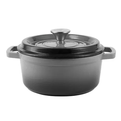 Produktbild von Eisentopf mit Deckel 2,2 L Vintage Cuisine Grau Ombre