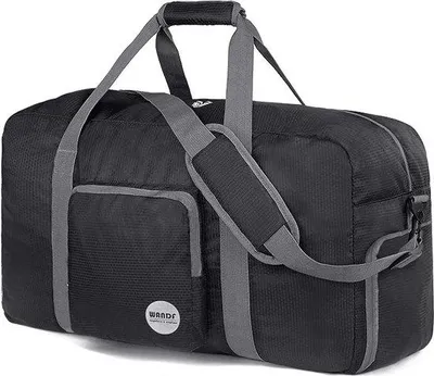Produktbild von Leichter Reise- und Sporttasche mit vakuumverschluss, 10 kleine Kammern, schwarz