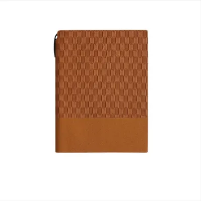 Immagine prodotto di INF Notebook Vintage a Quadretti Copertina Morbida A5 Carta 100g Antisbavatura Marrone