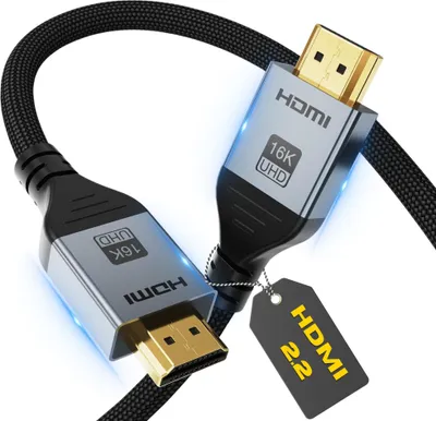 Produktbild von HDMI 2.2 KABEL 1.5 M KABEL 96 Gbit/s 16K 4K 480Hz HDR10+ DOLBY HDCP 2.3 2.1