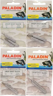 Produktbild von Paladin Drop Shot Bleie, Gewicht:10g
