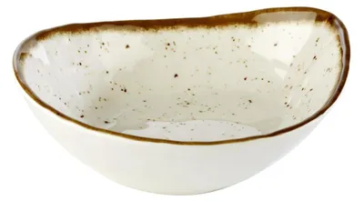 Produktbild von APS 84526 Schale STONE ART, 23 x 19 cm, Höhe 6,5 cm, Melamin, creme/weiß