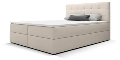Produktbild von Doppelbett 180x200 mit Stauraum STIG 2 - beige