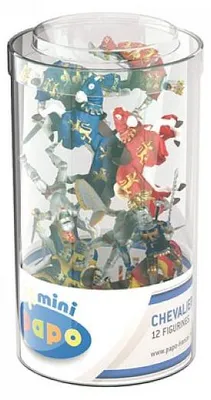 Image de Papo 33016 Mini Chevaliers (Tube, 12 pcs)
