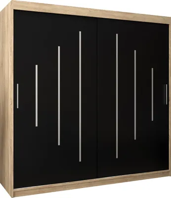 Produktbild von Kleiderschrank, Schiebetürenschrank Schlafzimmer, Schrank YORK 200 cm