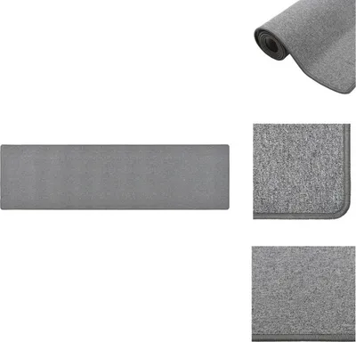 Produktbild von vidaXL Teppichläufer Dunkelgrau 50x200 cm -  Teppiche