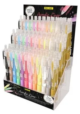 Produktbild von Acrylmarker, sortiert, 1 mm Strichstärke, Acryl-Tinte auf Wasserbasis