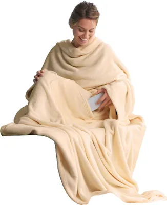 Produktbild von TV Decke XL Ärmeldecke 170x200 beige Polyester
