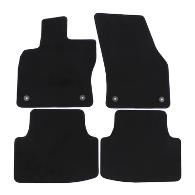 Obrázek produktu pro J&J Automotive | PREMIUM BLACK velurové autokoberce pro Seat Leon III 2012-2020 4ks