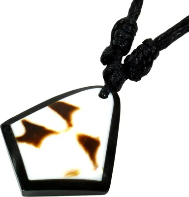 Produktbild von Ethno Holzschmuck Kette, Surferkette mit Muscheleinlage, Mehrfarbig, Holz,Muschelscheiben, Ketten & Modeschmuck für den Hals