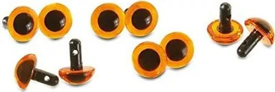 Produktbild von Tieraugen, mit Öse, Kunststoff, braun, ø 12 mm 50 Stk.