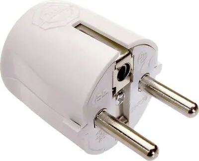 Produktbild von as Schwabe 45041 Schutzkontakt-Winkelstecker 230 V Weiß IP20 (45041)