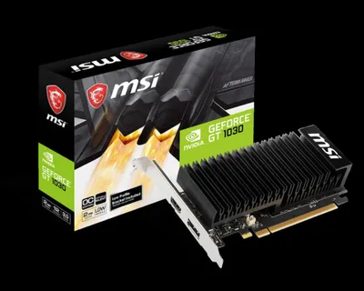 Zdjęcie produktu dla Karta graficzna MSI GeForce GT 1030 2GHD4 LP OC, 2 GB, DDR4, 64-bitowa