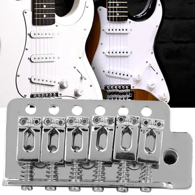 Immagine prodotto di Ponte per chitarra elettrica, parte per chitarra elettrica, ponte per chitarra in metallo, ponte per chitarra, ponte per chitarra Tremolo