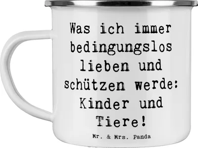 Produktbild von Mr. & Mrs. Panda Pott Spruch Schutz für Kinder - Weiß - Geschenk, schützen, Gefühl, Kaffeepott, Teetasse, Zitat, Gefühle, Campingtasse, Sicherheit, Fürsorge, Elternteil