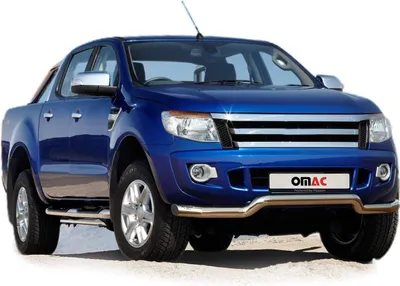 Immagine prodotto di Protezione paraurti anteriore per Ford Ranger 2007-2012 acciaio ABE argento