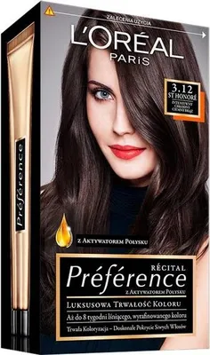 Produktbild von L'Oreal Paris Préférence Haarfarbe 3.12 Toronto – Intensive Tönung 200 ml
