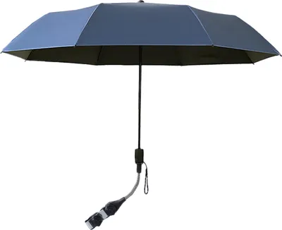 Image de Parasol triple pliage 37.4in 8 Bone Baby Stroller Parasol with Metal Clamp Sun Protection Universal Baby Pram Parasol